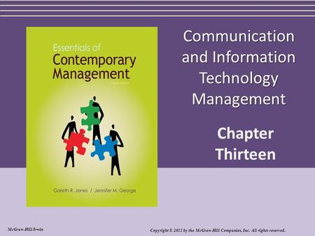 Communication and Information Technology Management