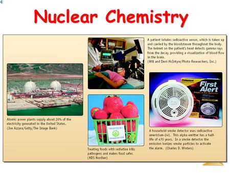 Nuclear Chemistry.