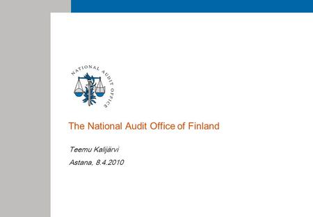 The National Audit Office of Finland