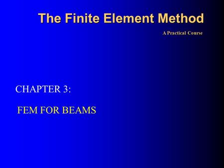 The Finite Element Method