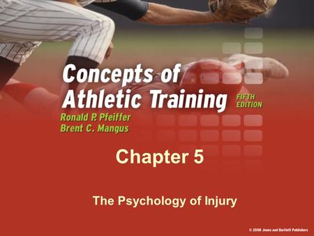 Chapter 5 The Psychology of Injury. Personality Variables Personality-defined as “stable, enduring qualities of the individual.” Personality characteristics.