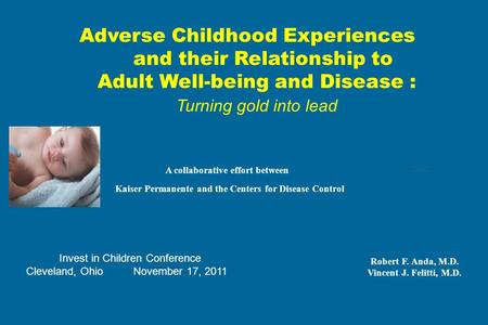 Adverse Childhood Experiences and their Relationship to