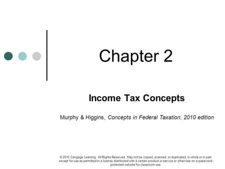© 2010 Cengage Learning. All Rights Reserved. May not be copied, scanned, or duplicated, in whole or in part, except for use as permitted in a license.