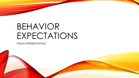 Behavior Expectations