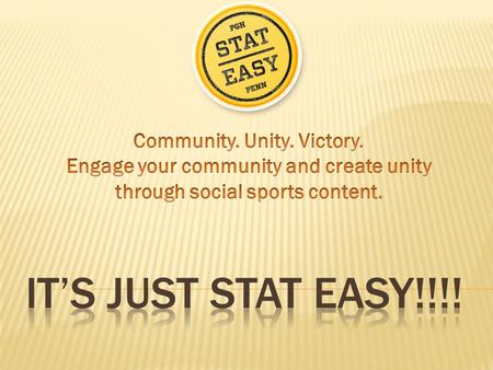 Stat Easy is a comprehensive integrated stats and video solution for high school and college sports teams It allows teams to record and publish statistically.