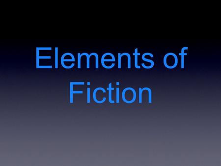 Elements of Fiction. Setting: The time, place and period in which the action takes place. The Scarlet Ibis: Southeastern part of US, 1918, near the end.