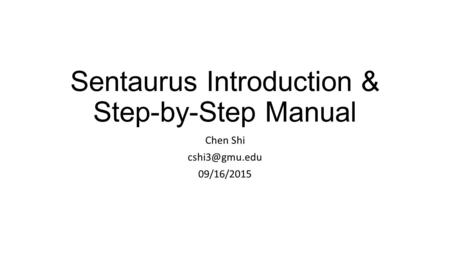 Sentaurus Introduction & Step-by-Step Manual