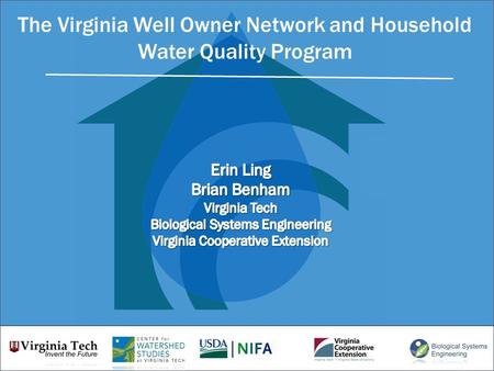 The Virginia Well Owner Network and Household Water Quality Program.