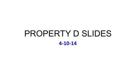 PROPERTY D SLIDES 4-10-14. Thursday April 10 Music (to Accompany MacDonald): Eagles, Hotel California (1976) featuring “The Last Resort” Biscayne Critique.