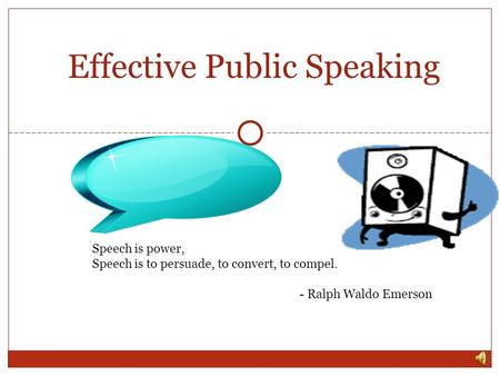 Effective Public Speaking