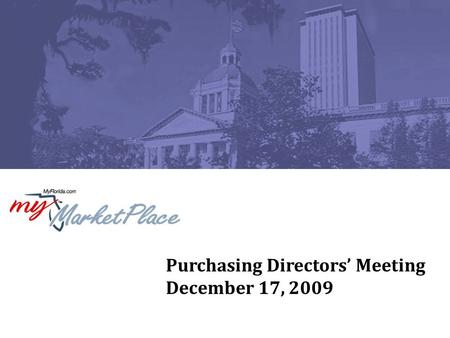 Purchasing Directors’ Meeting December 17, 2009. 2 Agenda Introduction to Electronic Business Case Tool Commodity Sourcing and Contracting Bureau Technology,