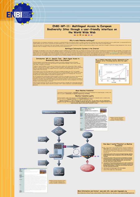 FishBase Summary Page about Salmo salar in the standard Language of FishBase (English) ENBI-WP-11: Multilingual Access to European Biodiversity Sites through.