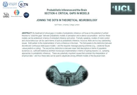 ABSTRACT: My treatment of critical gaps in models of probabilistic inference will focus on the potential of unified theories to “close the gaps” between.