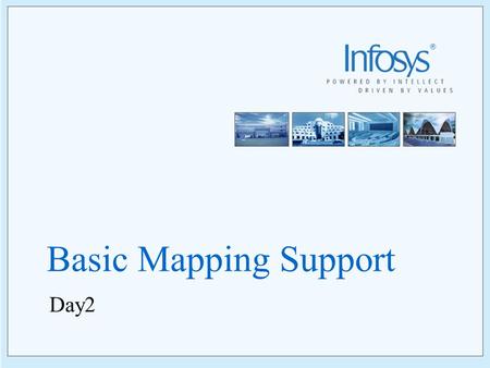 Basic Mapping Support Day2 2 Copyright © 2005, Infosys Technologies Ltd ER/CORP/CRS/TP01/003 Version No: 1.0 Objectives Introduction to BMS –Screen Layout.