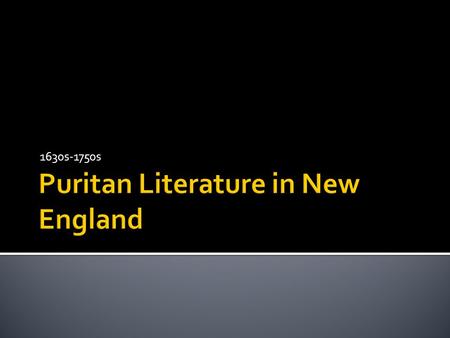 1630s-1750s.  Puritans known as the Separatists split from the Church of England over disagreements and came to New England for religious freedom  Allegiance.