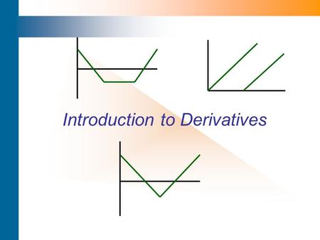 Introduction to Derivatives