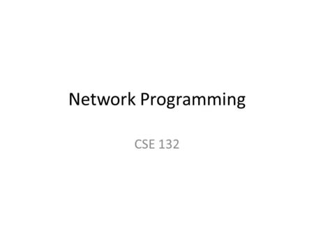 Network Programming CSE 132. iClicker/WUTexter Question How many of the following statements are true? In the model-view-controller paradigm, a swing.