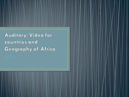 Africa. Africa is the second largest continent in the world. Only Asia is larger. Africa is the second most populous country also. Africa is the most.