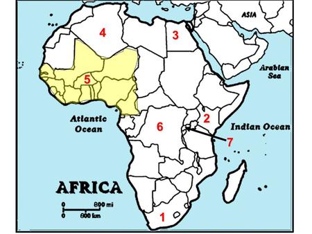 11 1 4 3 2 5 6 7. U.N. Charter: African people have right to “self-determination”—encourages African nationalism Result: violent and peaceful revolutions.