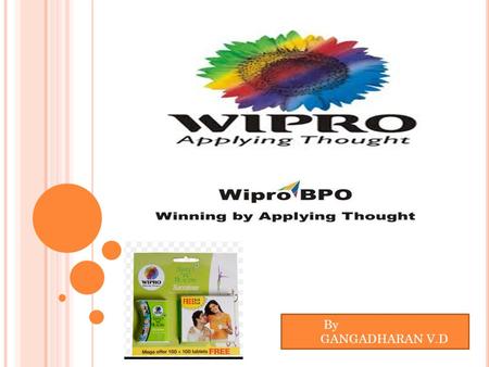 By GANGADHARAN V.D F OUNDER OF WIPRO AZIM HASHIM PREMJI.