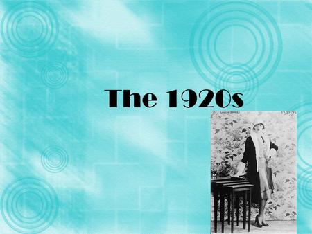 The 1920s. Red Scare A nationwide fear that Communists might seize power in the Untied States. Part II and III on y our own.