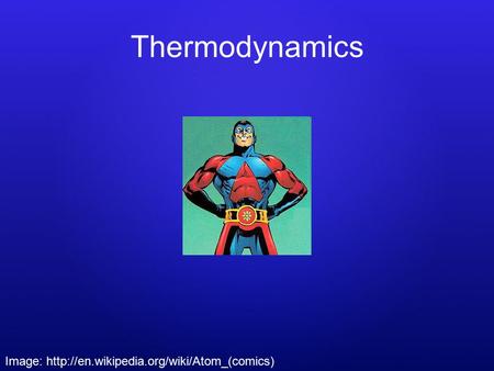 Thermodynamics Image: