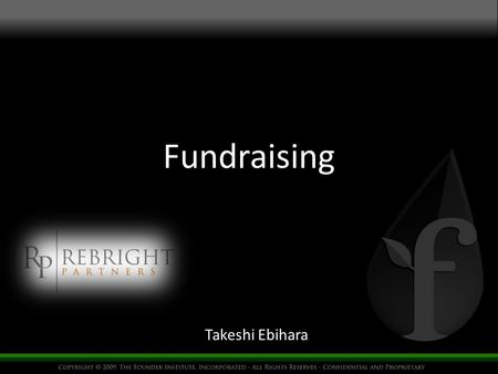 Fundraising Takeshi Ebihara.