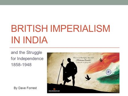 British Imperialism in India