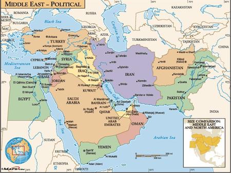 Which bodies of water are connected by the Strait of Hormuz