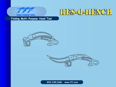800.348.2686 www.tft.com Folding Multi-Purpose Hand Tool.