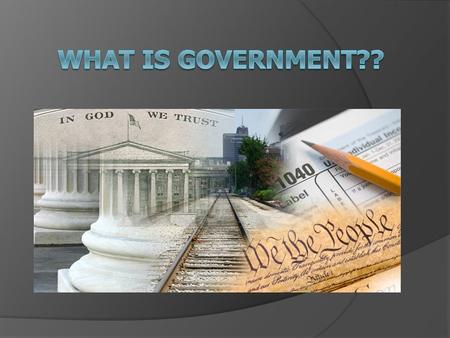 “Without society and government, we would live in a state of nature, where we each have unlimited natural freedoms. The downside of this general autonomy.