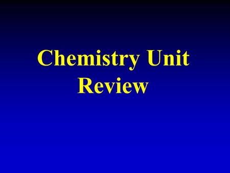 Chemistry Unit Review. The smallest particle that a compound with covalent bonds is called what? A molecule.