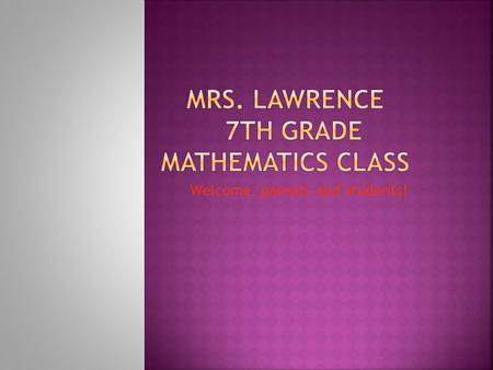 Welcome, parents and students!.  My background  I grew up in Miami, Florida.  I attended Howard Drive Elementary, Killian Senior High, Florida Memorial.