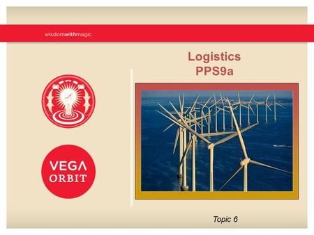 Logistics PPS9a Topic 6. Managing the Distribution Channel.