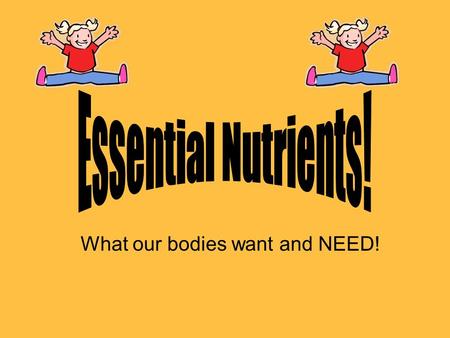 What our bodies want and NEED!. CARBOHYDRATES 4 calories/gram 1.Simple: Sugar! Fructose = fruit Lactose = milk Maltose = grains Sucrose = table sugar.