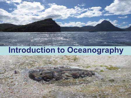 Introduction to Oceanography