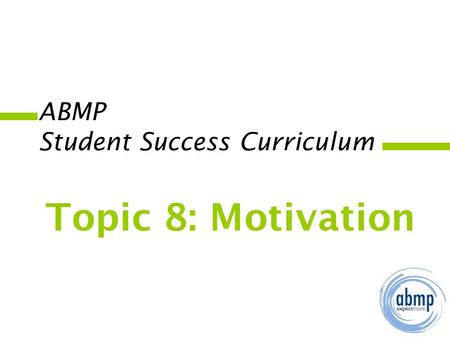 ABMP Student Success Curriculum