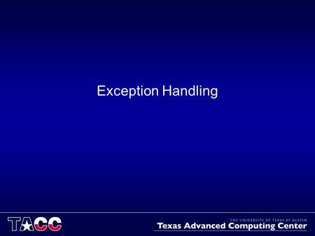 Exception Handling. Outline What is an Exception How to use exceptions catch ing throw ing Extending the Exception class Declaring using the throws clause.