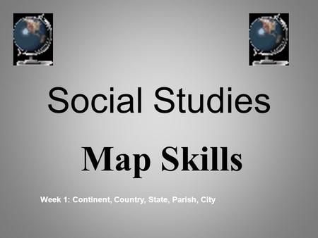 Social Studies Map Skills