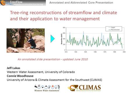 Annotated and Abbreviated Core Presentation