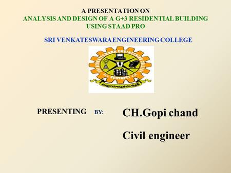 CH.Gopi chand Civil engineer