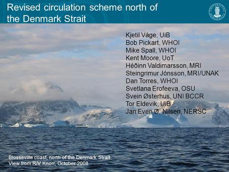 Revised circulation scheme north of the Denmark Strait