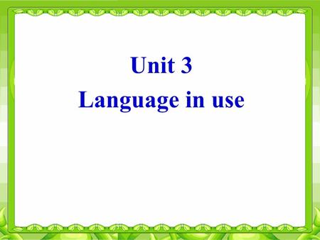 Unit 3 Language in use. 1.Beijing is a big city. 2.Chongqing is the biggest city in China. 3.But an increasing population is an environmental problem.