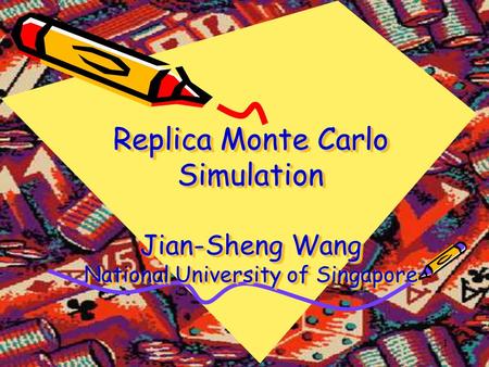 Outline Review of extended ensemble methods (multi-canonical, Wang-Landau, flat-histogram, simulated tempering) Replica MC Connection to parallel tempering.