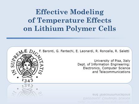 Effective Modeling of Temperature Effects on Lithium Polymer Cells