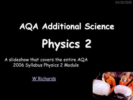 AQA Additional Science