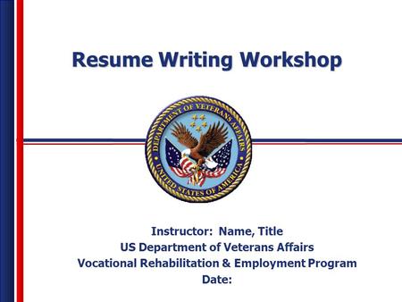 Resume Writing Workshop