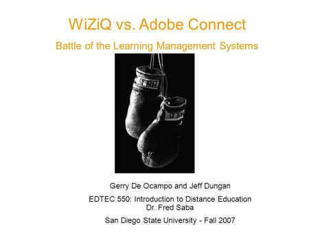 WiZiQ vs. Adobe Connect Battle of the Learning Management Systems