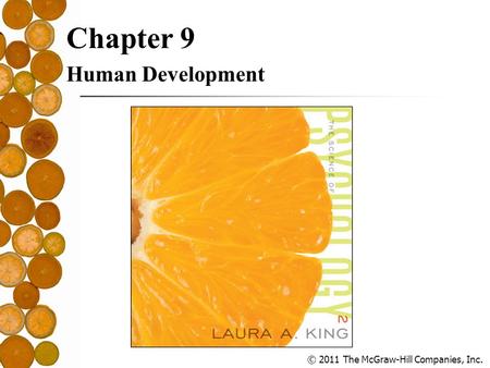 Chapter 9 Human Development © 2011 The McGraw-Hill Companies, Inc.