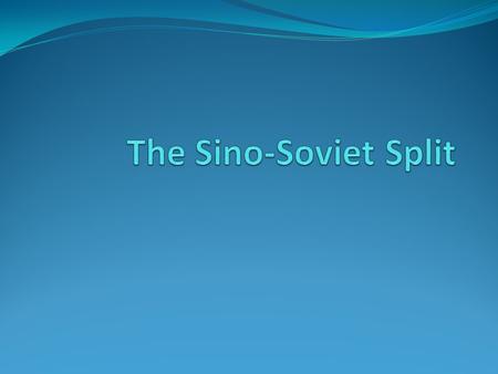 Rocky from the beginning -Stalin felt Mao’s interpretation of Marxism, using peasants as the basis for the revolution, was not true because it wasn’t.